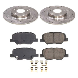 Callahan Brake Parts® - Drilled and Slotted Rear Brake Kit