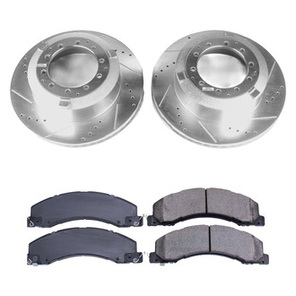 Callahan Brake Parts® - Drilled and Slotted Rear Brake Kit