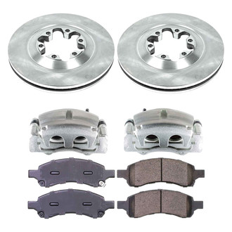 Callahan Brake Parts® - Plain Front Brake Kit with Calipers