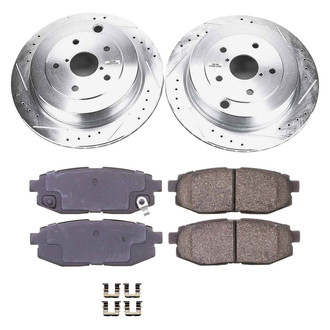 Callahan Brake Parts® - Drilled and Slotted Rear Brake Kit