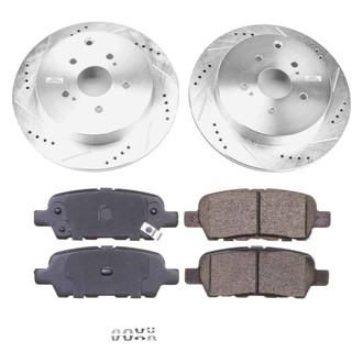 Callahan Brake Parts® - Drilled and Slotted Rear Brake Kit