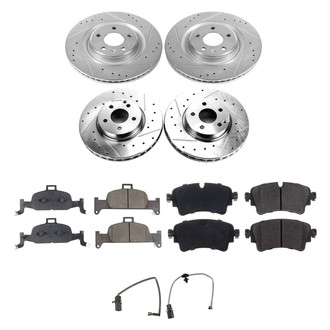 Callahan Brake Parts® - Drilled and Slotted Front and Rear Brake Kit