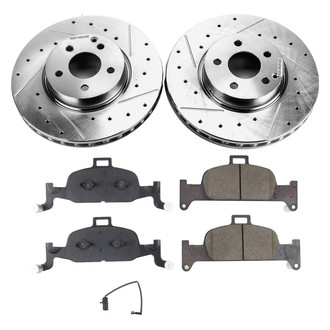 Callahan Brake Parts® - Drilled and Slotted Front Brake Kit