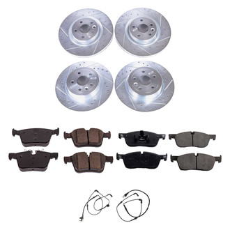 Callahan Brake Parts® - Drilled and Slotted Front and Rear Brake Kit