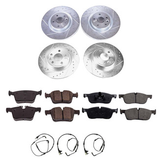 Callahan Brake Parts® - Drilled and Slotted Front and Rear Brake Kit