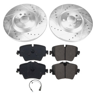 Callahan Brake Parts® - Drilled and Slotted Front Brake Kit