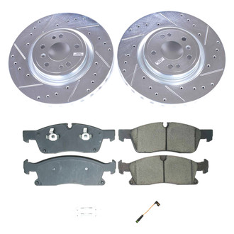 Callahan Brake Parts® - Drilled and Slotted Front Brake Kit