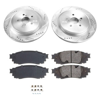 Callahan Brake Parts® - Drilled and Slotted Rear Brake Kit