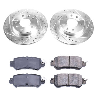 Callahan Brake Parts® - Drilled and Slotted Rear Brake Kit