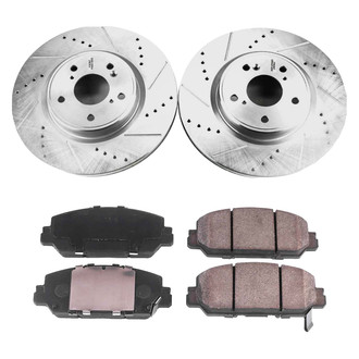 Callahan Brake Parts® - Drilled and Slotted Brake Kit