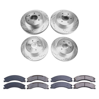 Callahan Brake Parts® - Drilled and Slotted Front and Rear Brake Kit