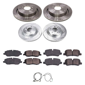 Callahan Brake Parts® - Drilled and Slotted Front and Rear Brake Kit