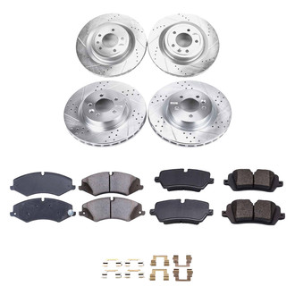 Callahan Brake Parts® - Drilled and Slotted Brake Kit