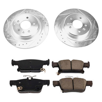 Callahan Brake Parts® - Drilled and Slotted Rear Brake Kit
