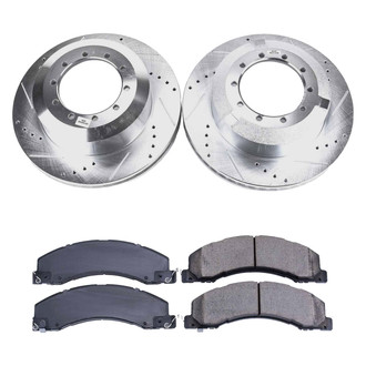 Callahan Brake Parts® - Drilled and Slotted Rear Brake Kit