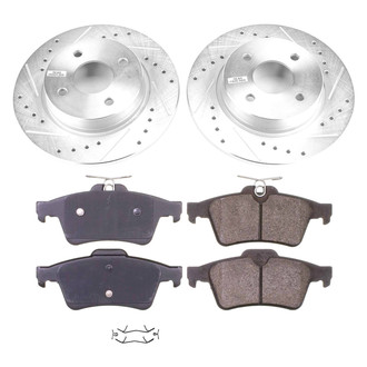 Callahan Brake Parts® - Drilled and Slotted Rear Brake Kit
