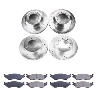 Callahan Brake Parts® - Drilled and Slotted Brake Kit