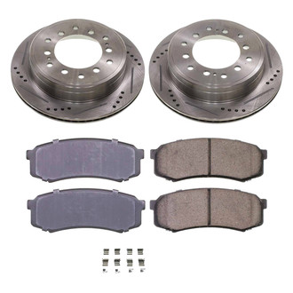 Callahan Brake Parts® - Drilled and Slotted Rear Brake Kit