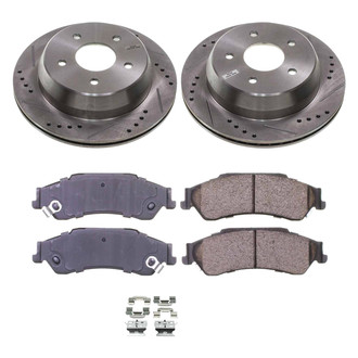 Callahan Brake Parts® - Drilled and Slotted Rear Brake Kit