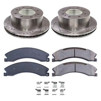 Callahan Brake Parts® - Drilled and Slotted Rear Brake Kit