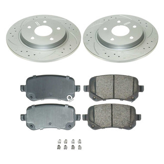Callahan Brake Parts® - Drilled and Slotted Rear Brake Kit