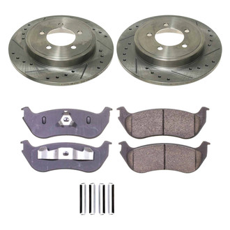 Callahan Brake Parts® - Drilled and Slotted Rear Brake Kit