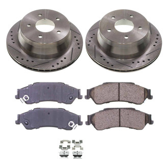 Callahan Brake Parts® - Drilled and Slotted Rear Brake Kit