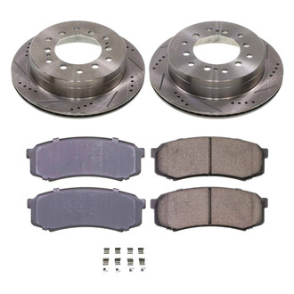 Callahan Brake Parts® - Drilled and Slotted Rear Brake Kit