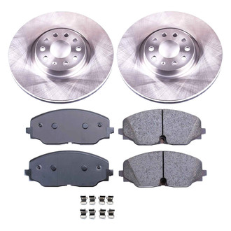 Callahan Brake Parts® - Plain Front Brake Kit