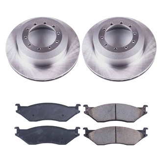 Callahan Brake Parts® - Plain Rear Brake Kit