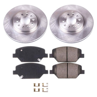 Callahan Brake Parts® - Plain Front Brake Kit