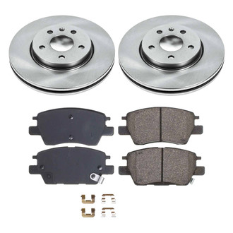 Callahan Brake Parts® - Plain Front Brake Kit