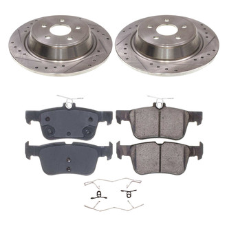 Callahan Brake Parts® - Drilled and Slotted Rear Brake Kit