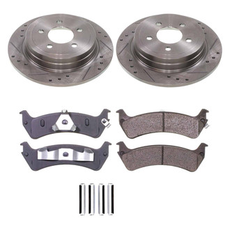 Callahan Brake Parts® - Drilled and Slotted Rear Brake Kit