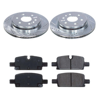 Callahan Brake Parts® - Drilled and Slotted Rear Brake Kit