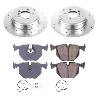Callahan Brake Parts® - Drilled and Slotted Rear Brake Kit