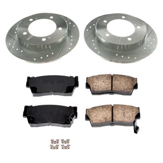 Callahan Brake Parts® - Drilled and Slotted Front Brake Kit