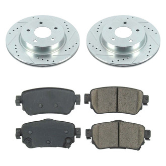 Callahan Brake Parts® - Drilled and Slotted Rear Brake Kit