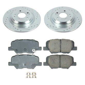 Callahan Brake Parts® - Drilled and Slotted Rear Brake Kit