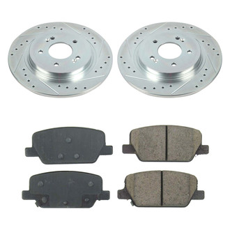 Callahan Brake Parts® - Drilled and Slotted Rear Brake Kit