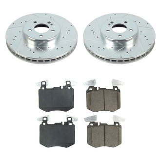Callahan Brake Parts® - Drilled and Slotted Front Brake Kit