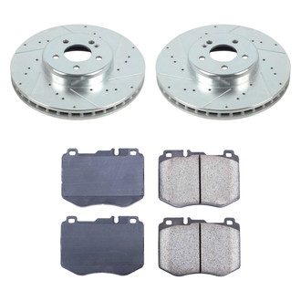 Callahan Brake Parts® - Drilled and Slotted Front Brake Kit