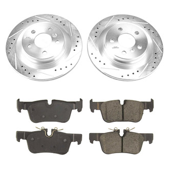 Callahan Brake Parts® - Drilled and Slotted Rear Brake Kit