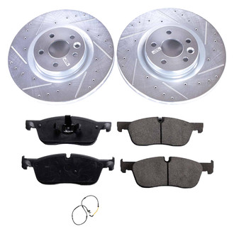 Callahan Brake Parts® - Drilled and Slotted Front Brake Kit