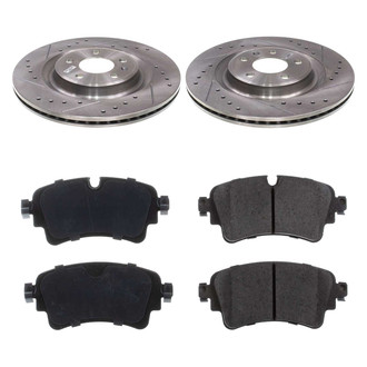 Callahan Brake Parts® - Drilled and Slotted Rear Brake Kit