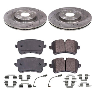 Callahan Brake Parts® - Drilled and Slotted Rear Brake Kit