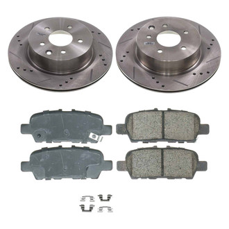 Callahan Brake Parts® - Drilled and Slotted Rear Brake Kit