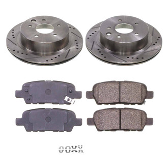 Callahan Brake Parts® - Drilled and Slotted Rear Brake Kit
