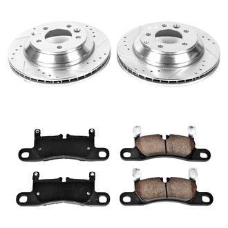 Callahan Brake Parts® - Drilled and Slotted Rear Brake Kit