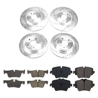 Callahan Brake Parts® - Drilled and Slotted Front and Rear Brake Kit